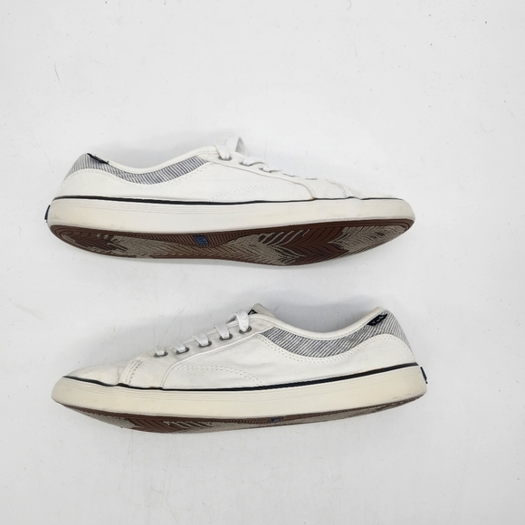 Keds Shoes Womens 7.5 Grace WF55281 Comfort Sneakers Flats White Canvas Lace Up - Picture 3 of 14